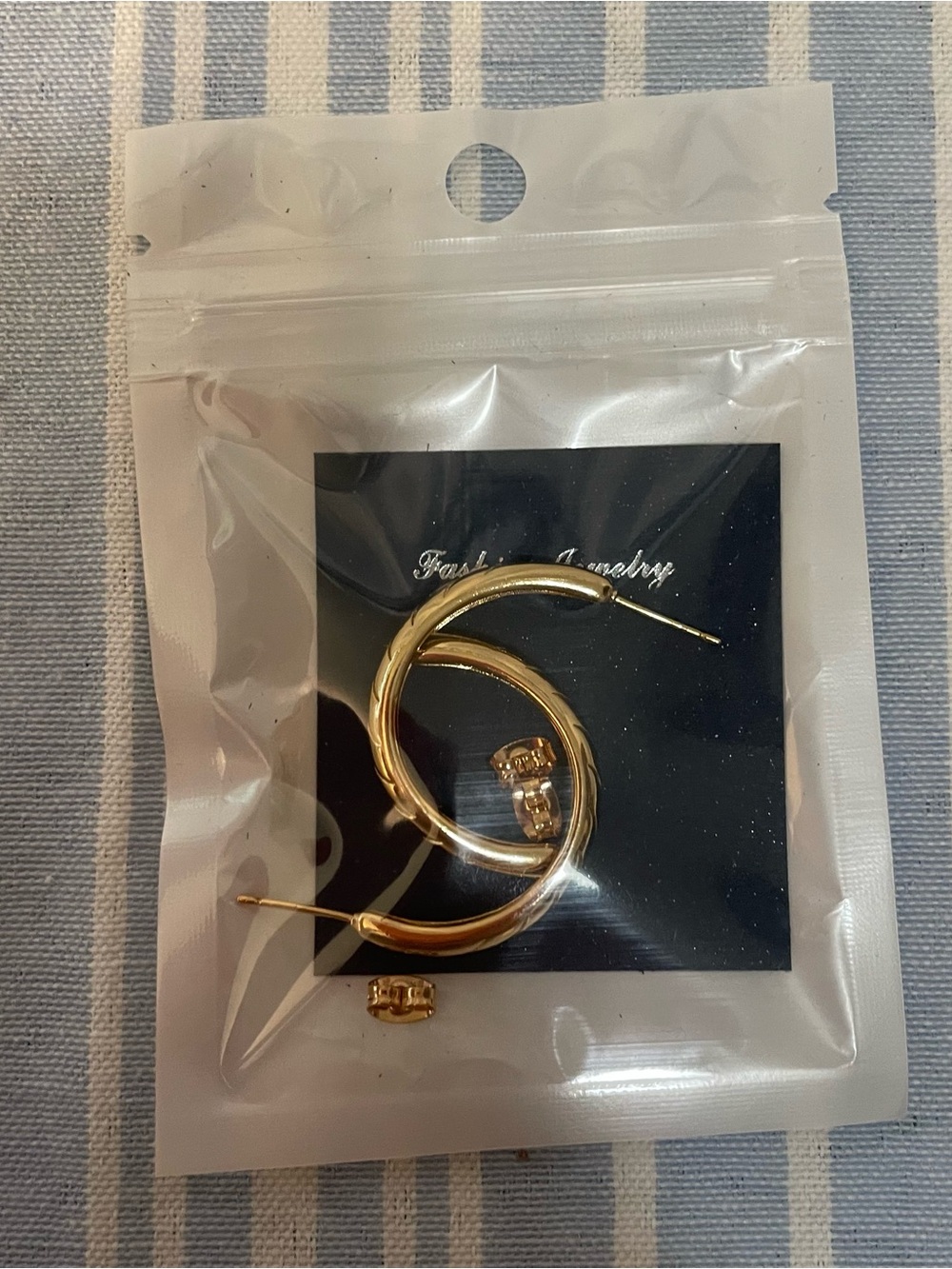 Gold Hoop Earrings -